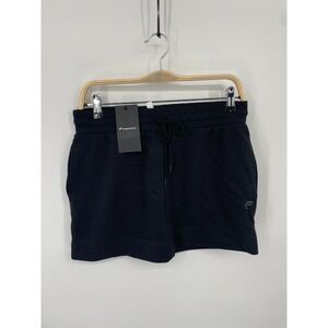 Fabletics Year Round Terry‎ Mini Skirt Women's Small Black Drawstring Waist NWT